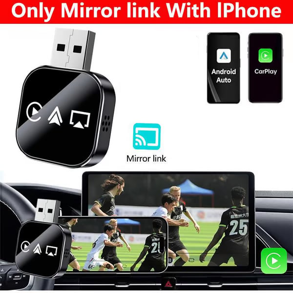 MirrorMax – Nahtloser kabelloser CarPlay-Konverter