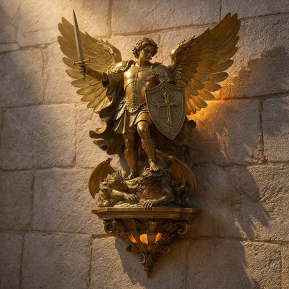 CelestialGuard – Erzengel Michael LED-Wandleuchte