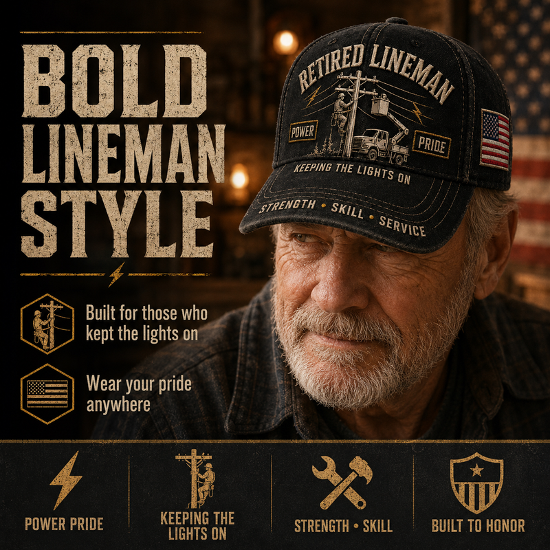 PowerGuard – Gorra conmemorativa del liniero jubilado