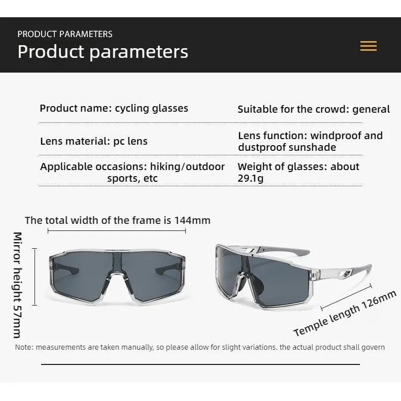 VisionForce – Bunte verspiegelte Radsportbrille