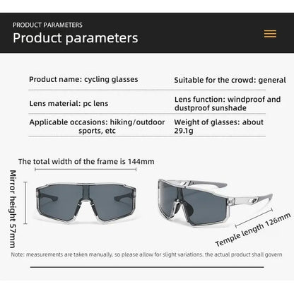 VisionForce – Bunte verspiegelte Radsportbrille
