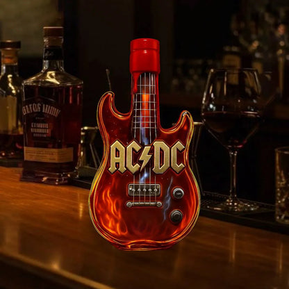 AC/DC Rockgitarren-Whiskyflasche