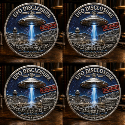 CosmicTruth - Moneda conmemorativa de la revelación OVNI 2026