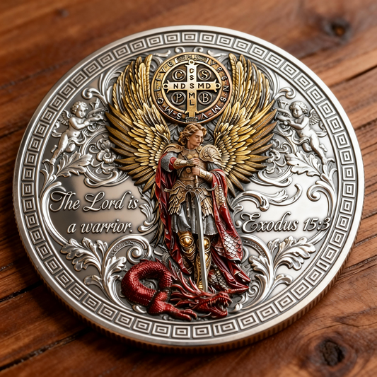 Luz Eterna – Moneda Conmemorativa Cristiana