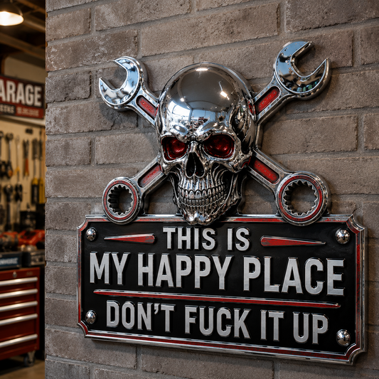 Letrero de pared GarageSoul – “Este es mi lugar feliz”