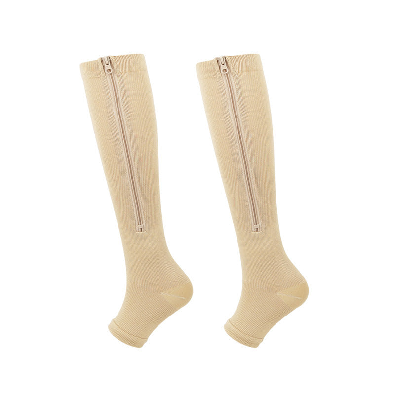 ZipFit – Calcetines de compresión deportivos con cremallera