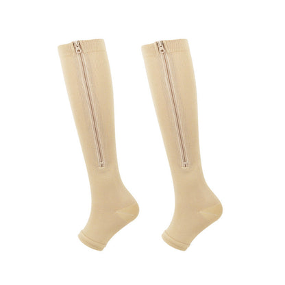 ZipFit – Calcetines de compresión deportivos con cremallera