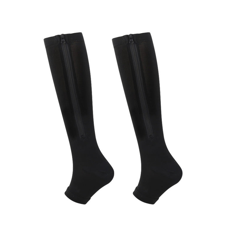 ZipFit – Calcetines de compresión deportivos con cremallera