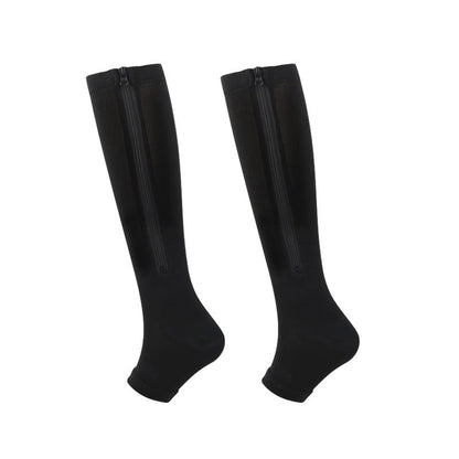 ZipFit – Calcetines de compresión deportivos con cremallera