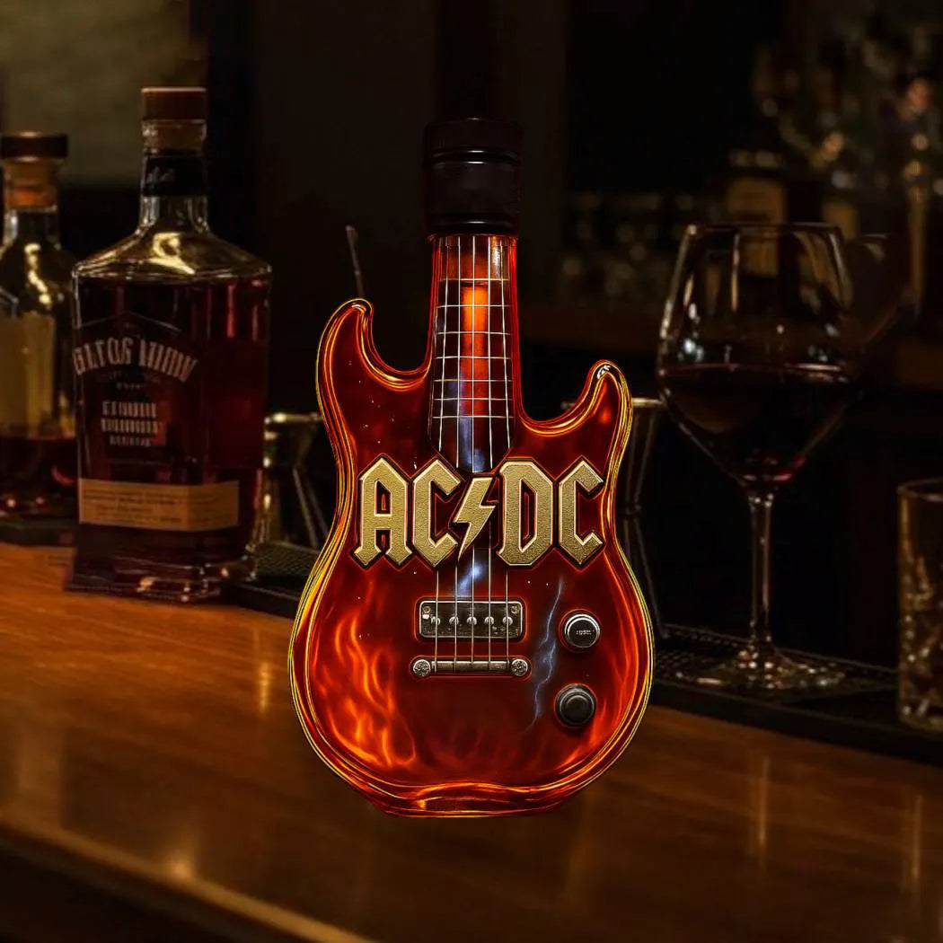AC/DC Rockgitarren-Whiskyflasche