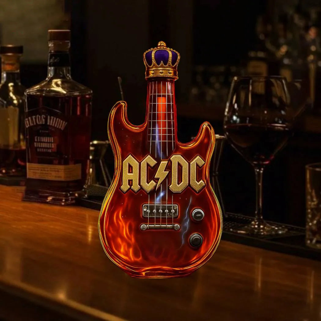 AC/DC Rockgitarren-Whiskyflasche