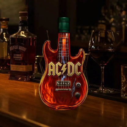AC/DC Rockgitarren-Whiskyflasche