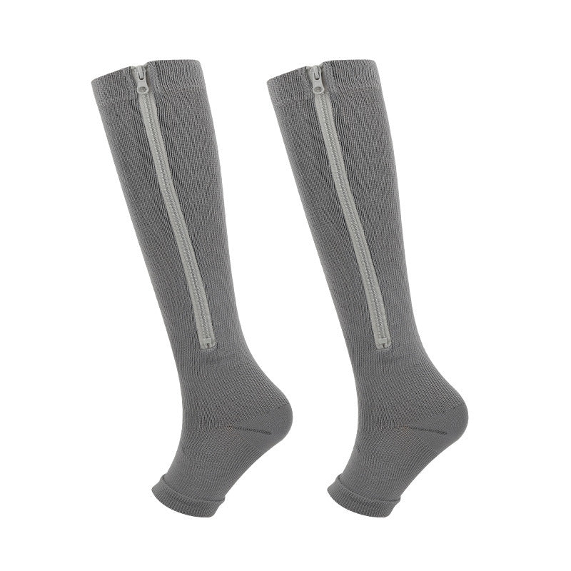 ZipFit – Calcetines de compresión deportivos con cremallera