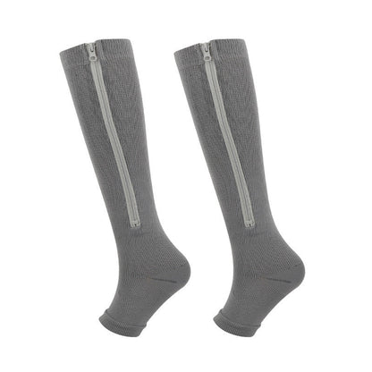 ZipFit – Calcetines de compresión deportivos con cremallera