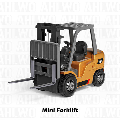 TitanSite – Interaktives Set aus RC-Bagger, Muldenkipper & Gabelstapler