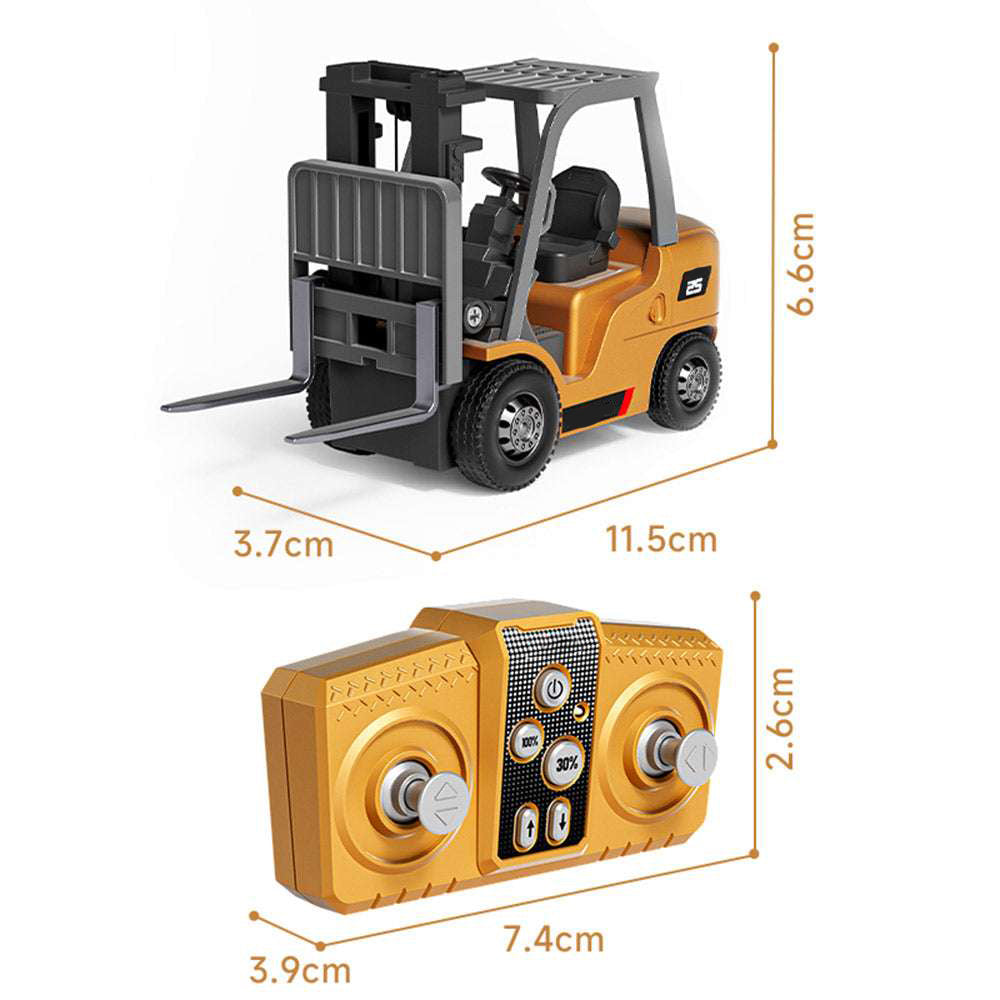 TitanMover – Mini montacargas de construcción RC de escritorio
