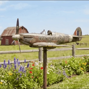 Molino de viento decorativo para jardín conmemorativo de aniversario