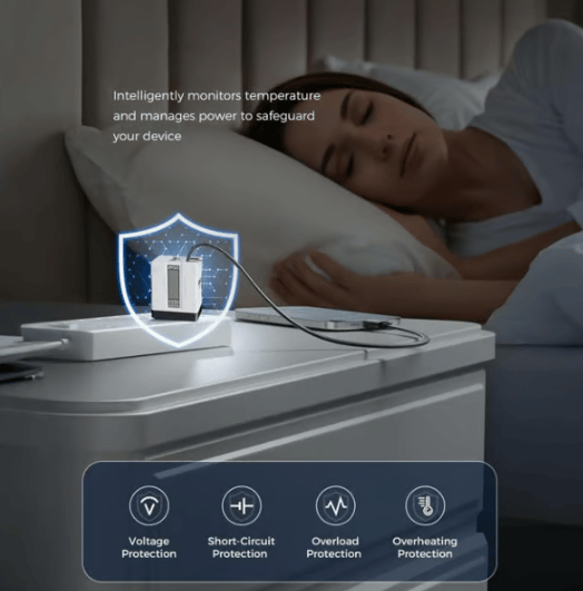 VistaDrive – Hub de carga PD retráctil todo en uno
