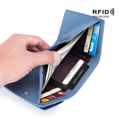 AuraVault – Premium-Lederbrieftasche mit RFID-Schutz