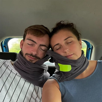 TravelEase – Ergonomisches Nackenkissen für schmerzfreie Reisen