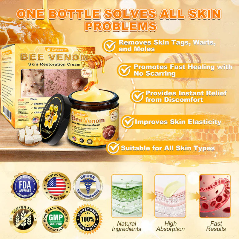 BeeLuxe – Crema facial reafirmante de veneno de abeja premium
