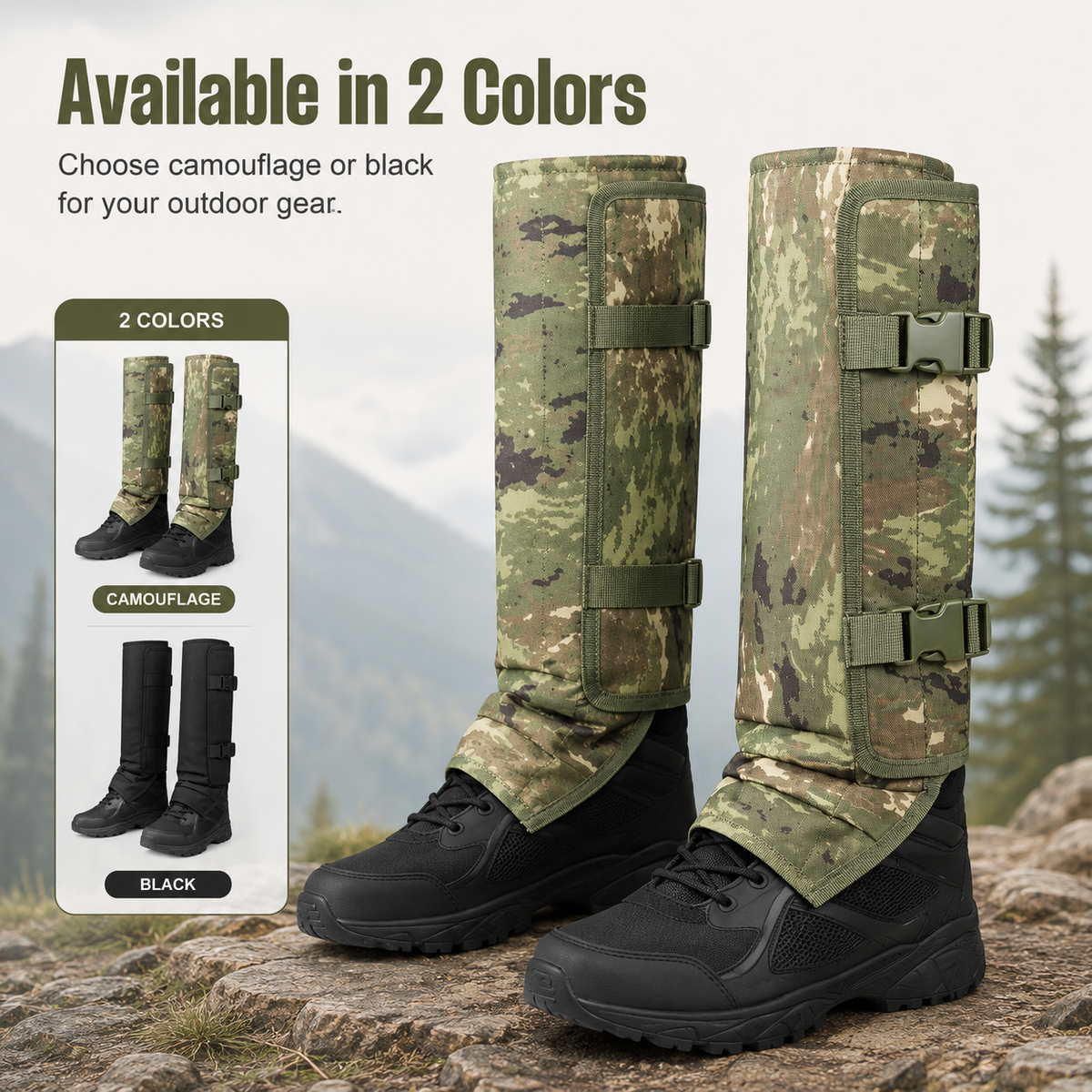 TrailShield Pro - Polainas protectoras contra serpientes