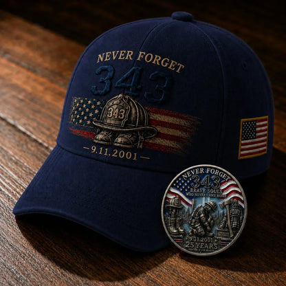 ValorMark – Gorra conmemorativa premium 343 Memorial Legacy