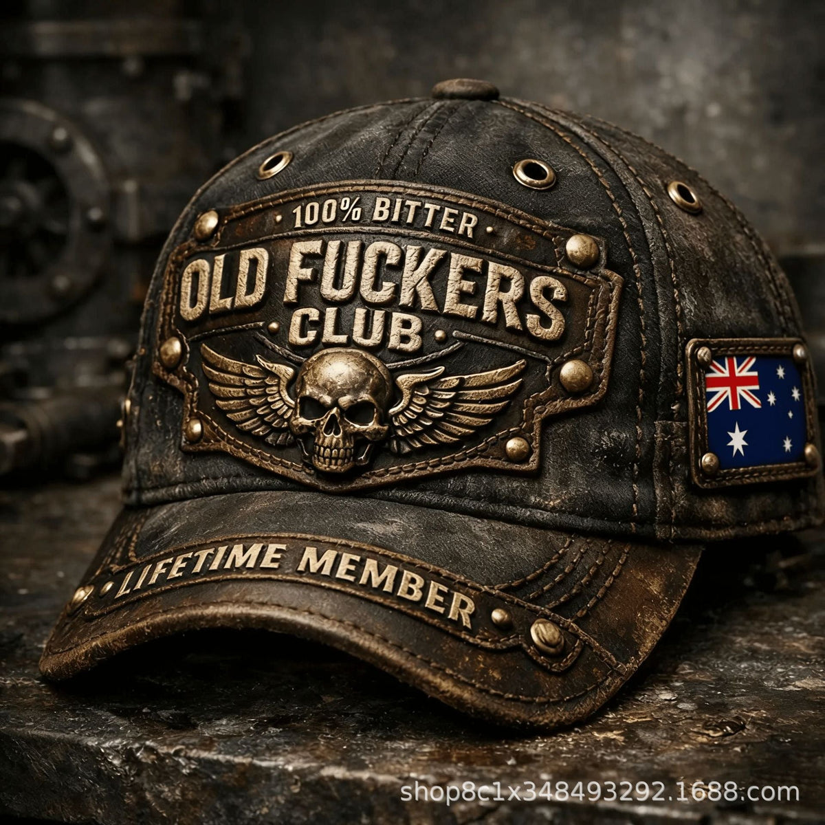 UrbanRebel – Gorra retro con efecto lavado