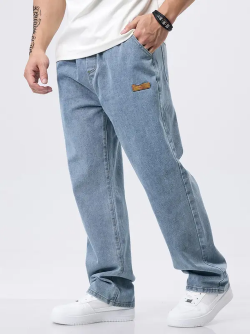 FlexCore – Moderne Denim-Hose mit Tunnelzug