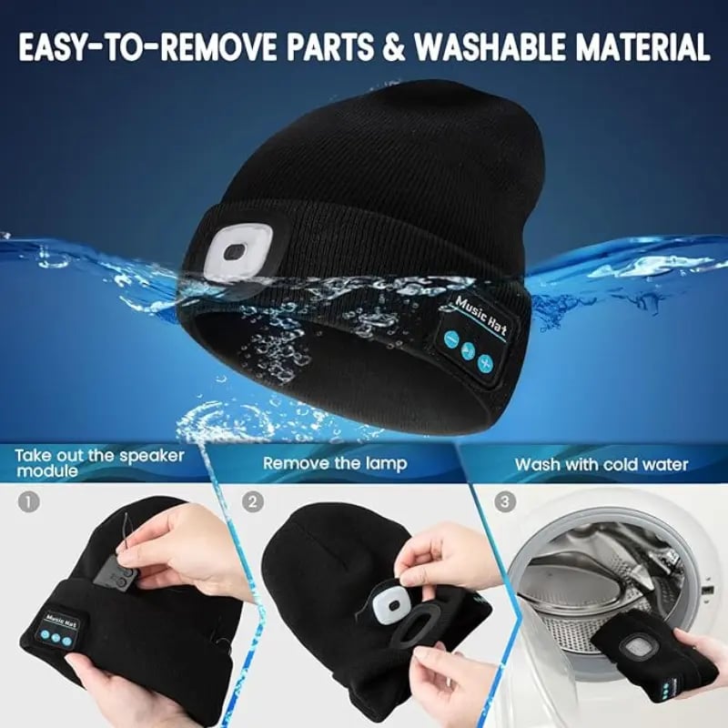 SmartWarm – Gorro Bluetooth unisex