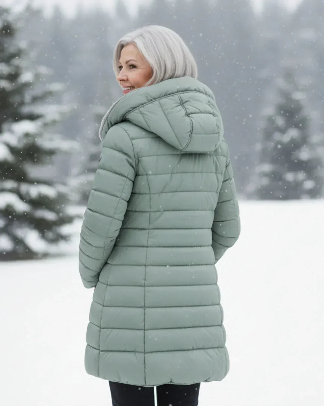 Olivia™ – Isolierte Winterjacke mit Sherpa-Kapuze