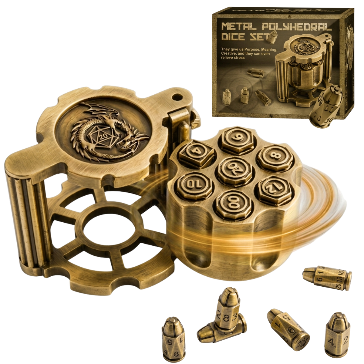 SteelCrit – Dados metálicos de precisión equilibrada