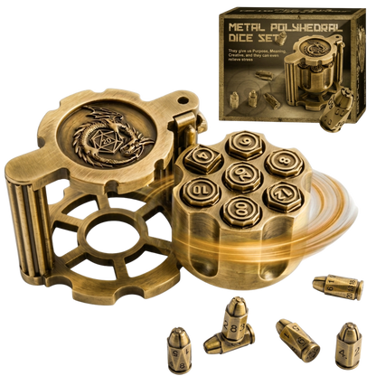 SteelCrit – Dados metálicos de precisión equilibrada