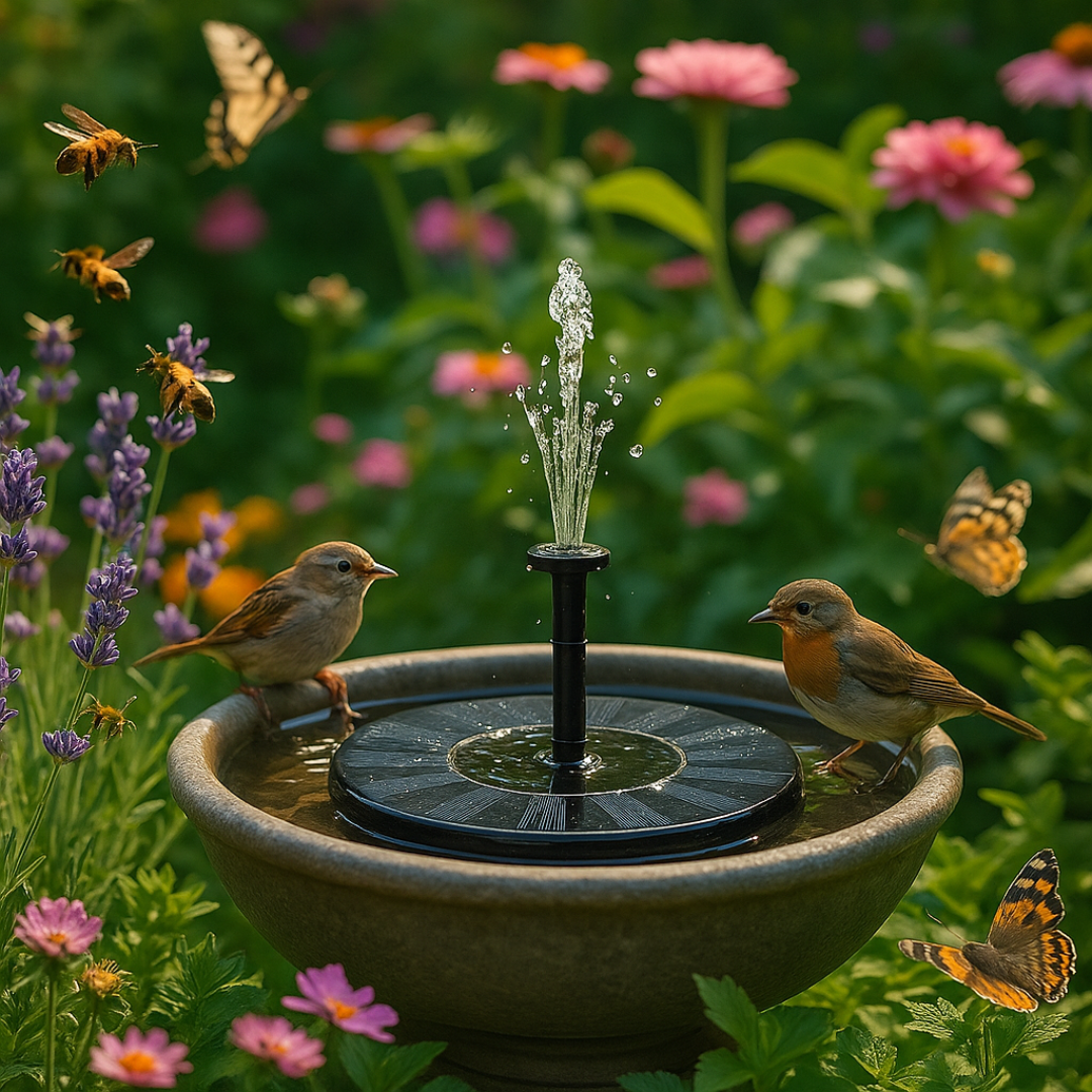 SunFlow – Fuente solar para jardín