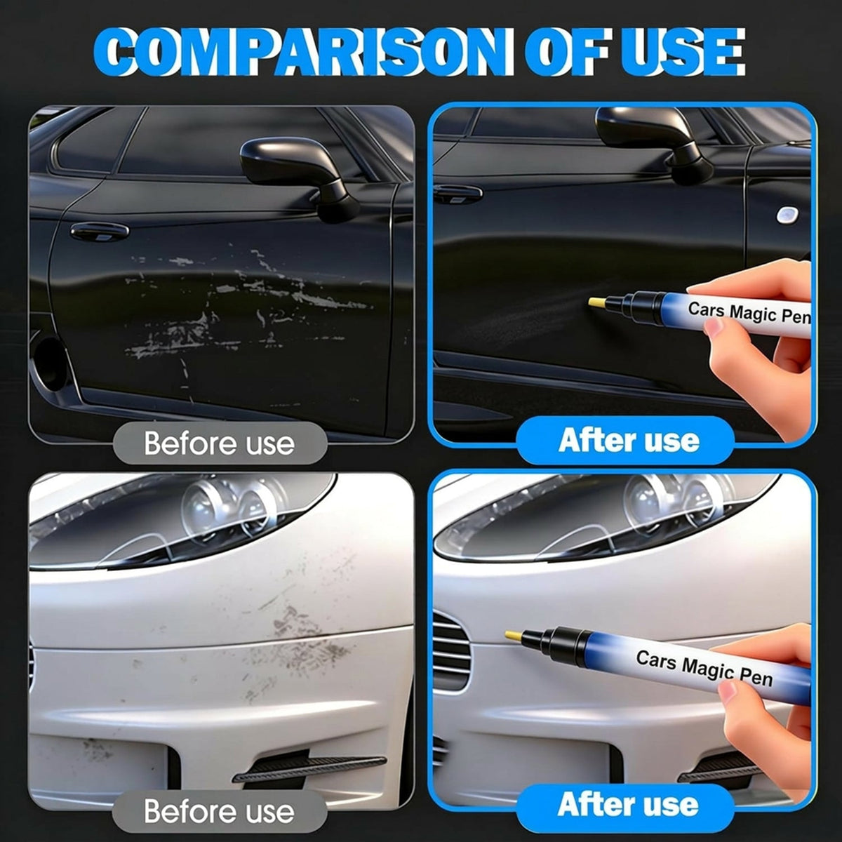 ScratchShield – Magischer Stift zur Autokratzer-Reparatur