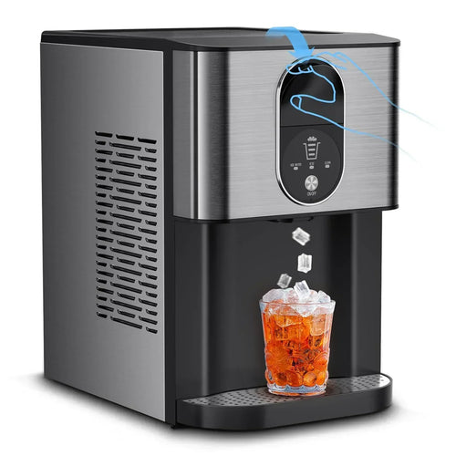 💥 Venta de Liquidación - Máquina para Hacer Hielo Nugget ❄️✨ Dispensador Automático de 20 kg/día 🧊