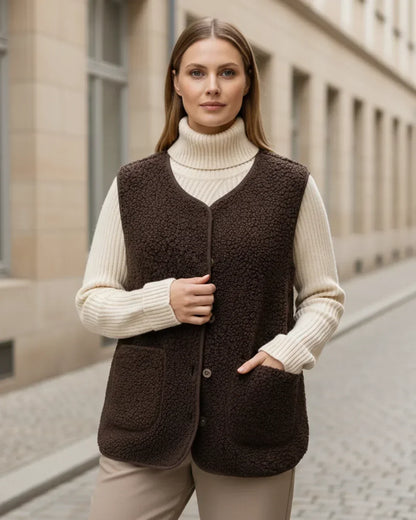 Solene™ – Pariser Wollstrickjacke für mühelose Eleganz