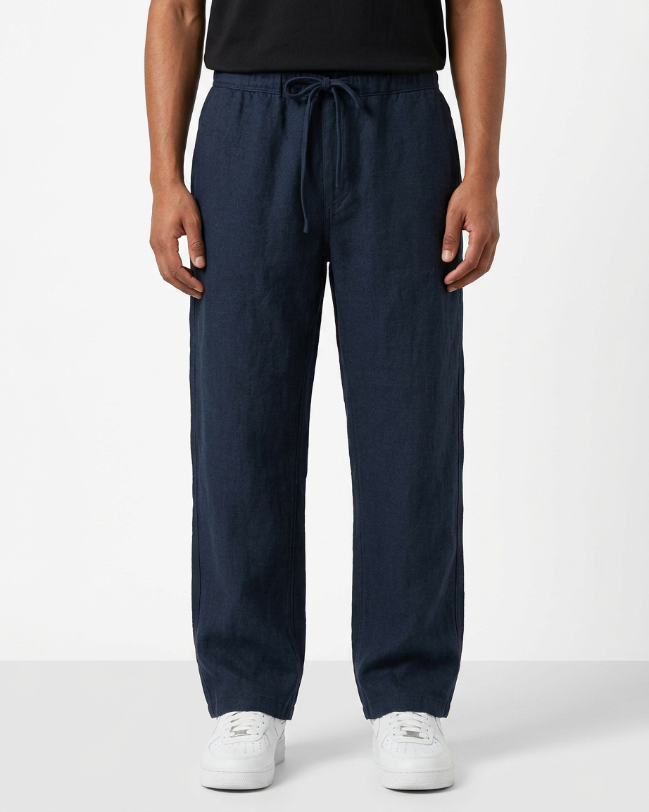 FlowEase — Pantalones Anchos con Cordón Elástico