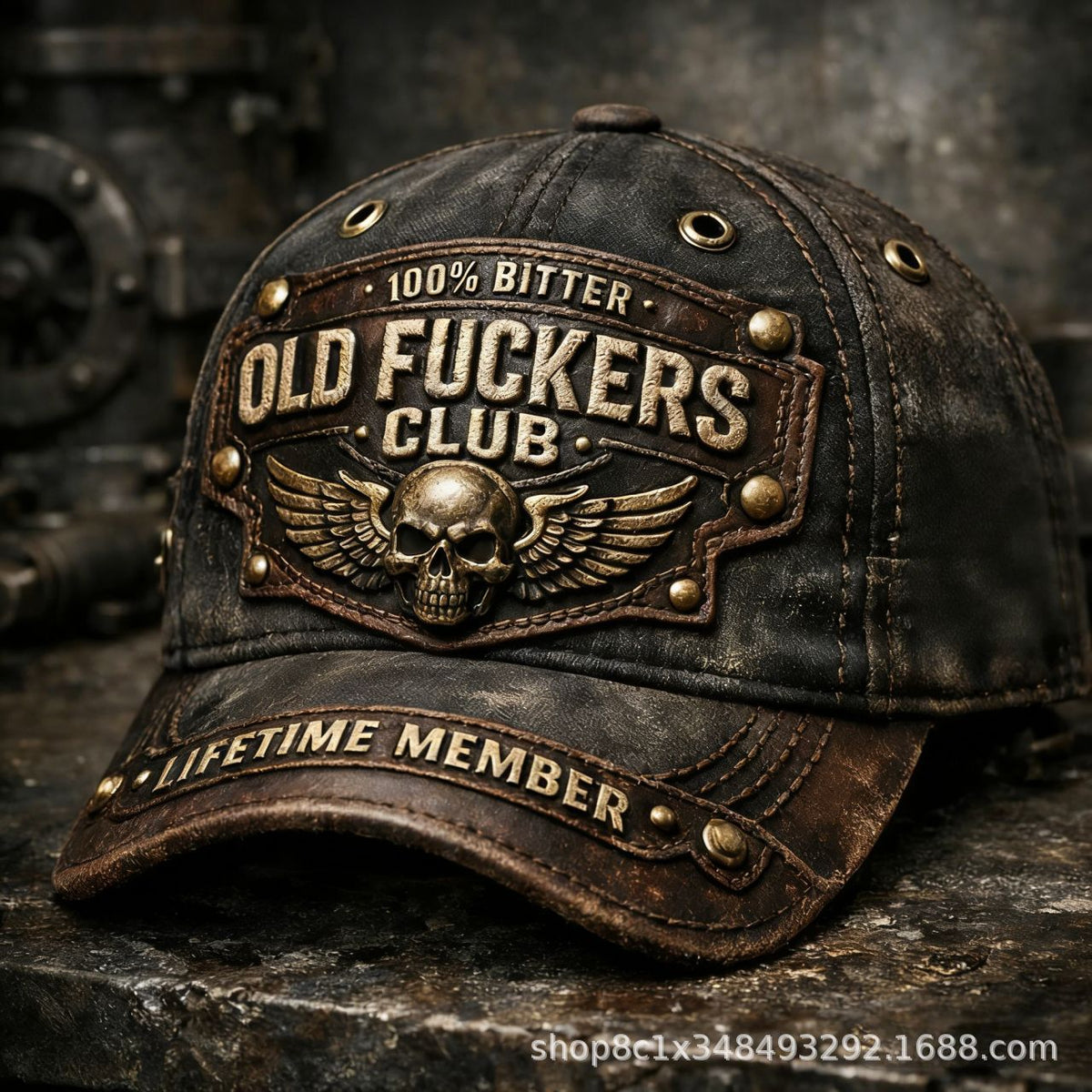 UrbanRebel – Gorra retro con efecto lavado