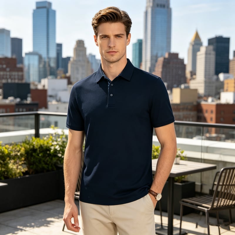 FitCore – 3er-Pack Herren-Poloshirts