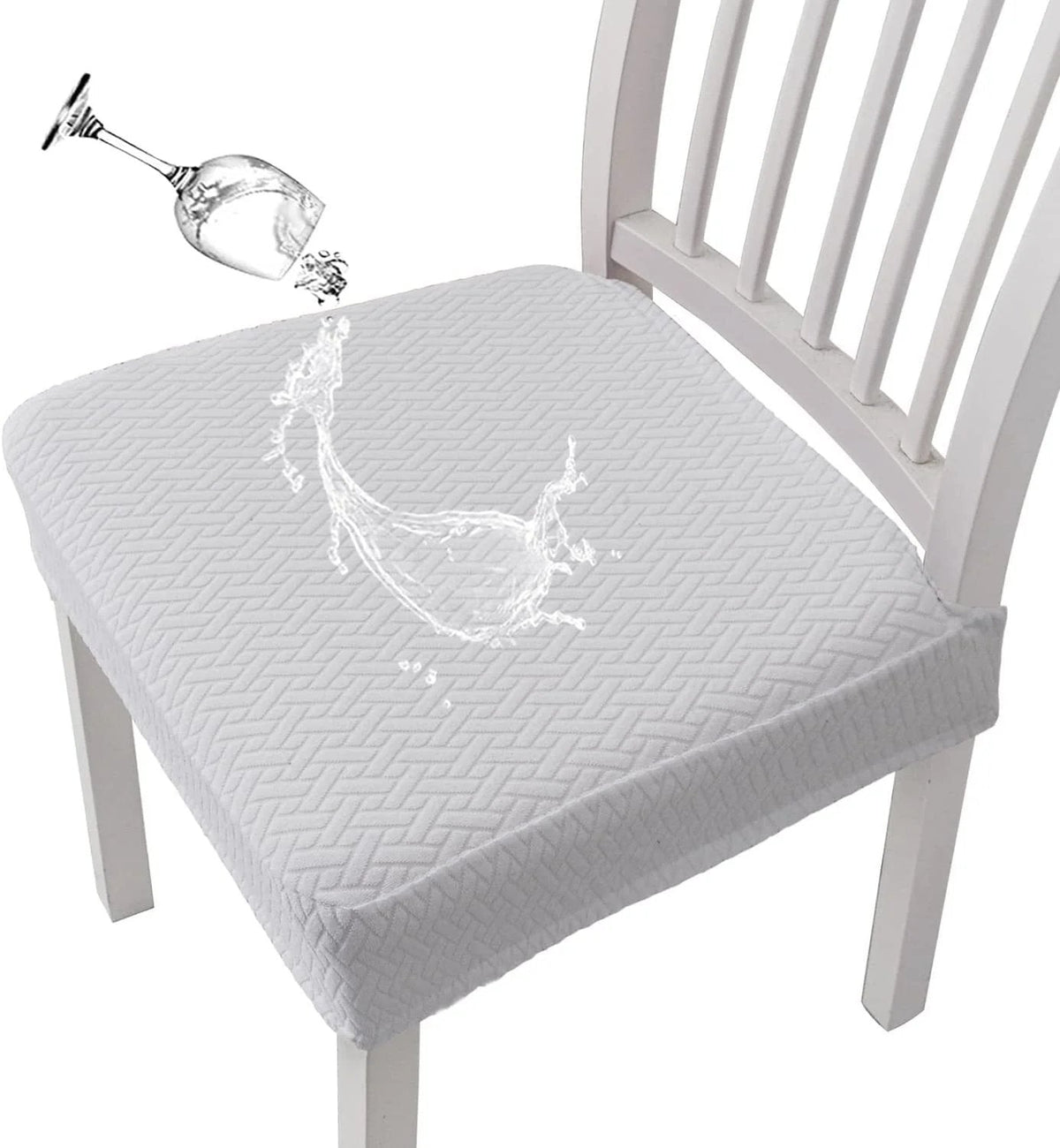 ChairEase – Protector de Silla Lavable Jacquard