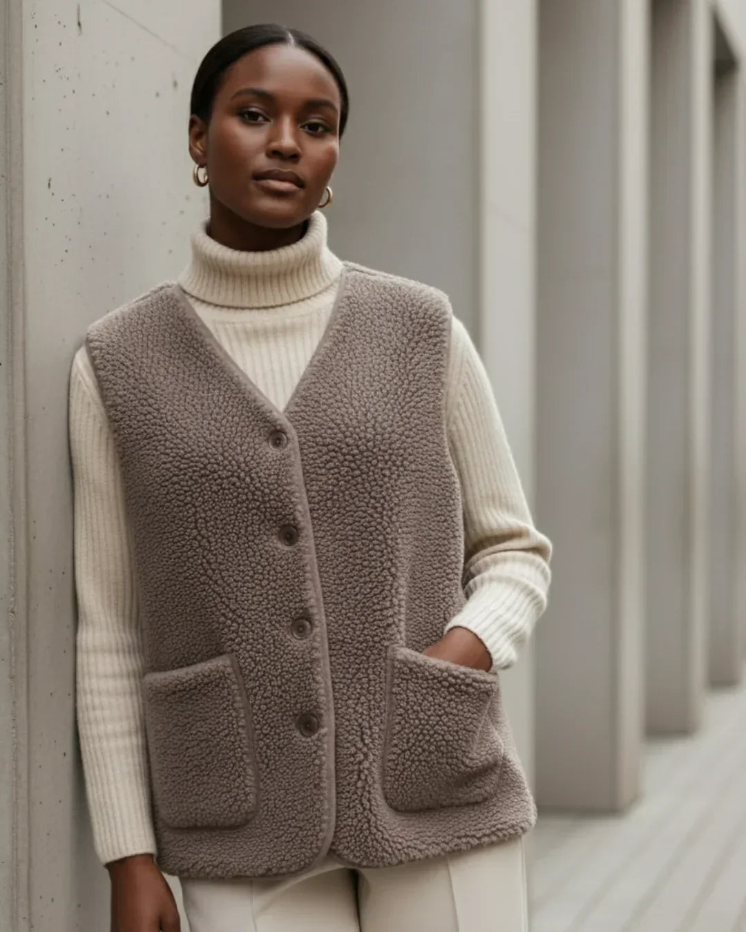 Solene™ – Pariser Wollstrickjacke für mühelose Eleganz