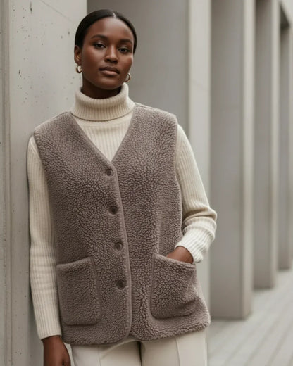 Solene™ – Pariser Wollstrickjacke für mühelose Eleganz