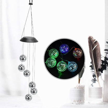 LunaBreeze Chime – Amuleto de Luz Solar para Jardín Resistente a la Intemperie