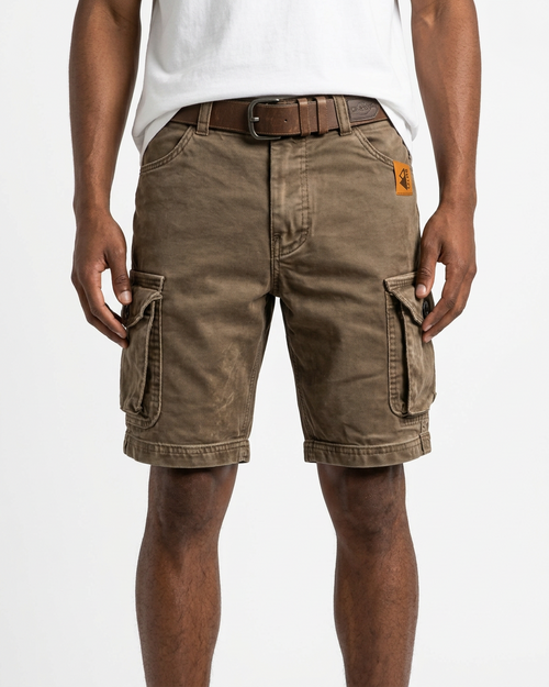 Trailmark — Pantalones cortos cargo de sarga reforzada