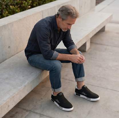 Pulseway — Canvas Sneaker mit Herzschlag-Detail
