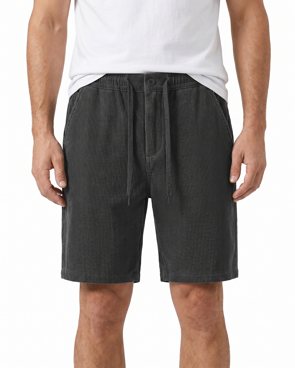 Ridgeline — Pantalones cortos cargo de pana para hombre