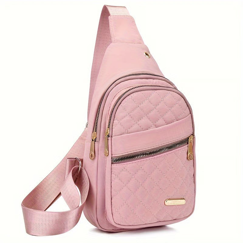 LuxeCarry – Bolso cruzado minimalista de color sólido