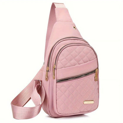 LuxeCarry – Bolso cruzado minimalista de color sólido