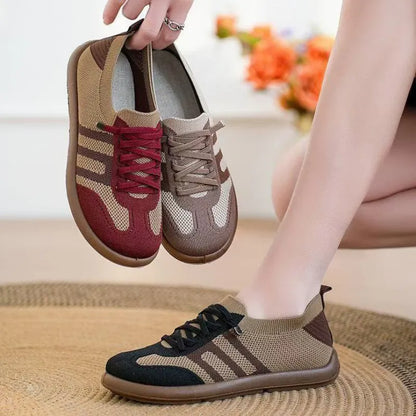 ErgoNova™ – Orthopädischer Damen-Sneaker mit atmungsaktivem Strickgewebe